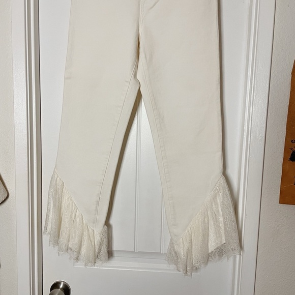 PAIGE Women's Hoxton High Rise Straight Leg Ankle Jean size 27 bridal - Picture 4 of 10